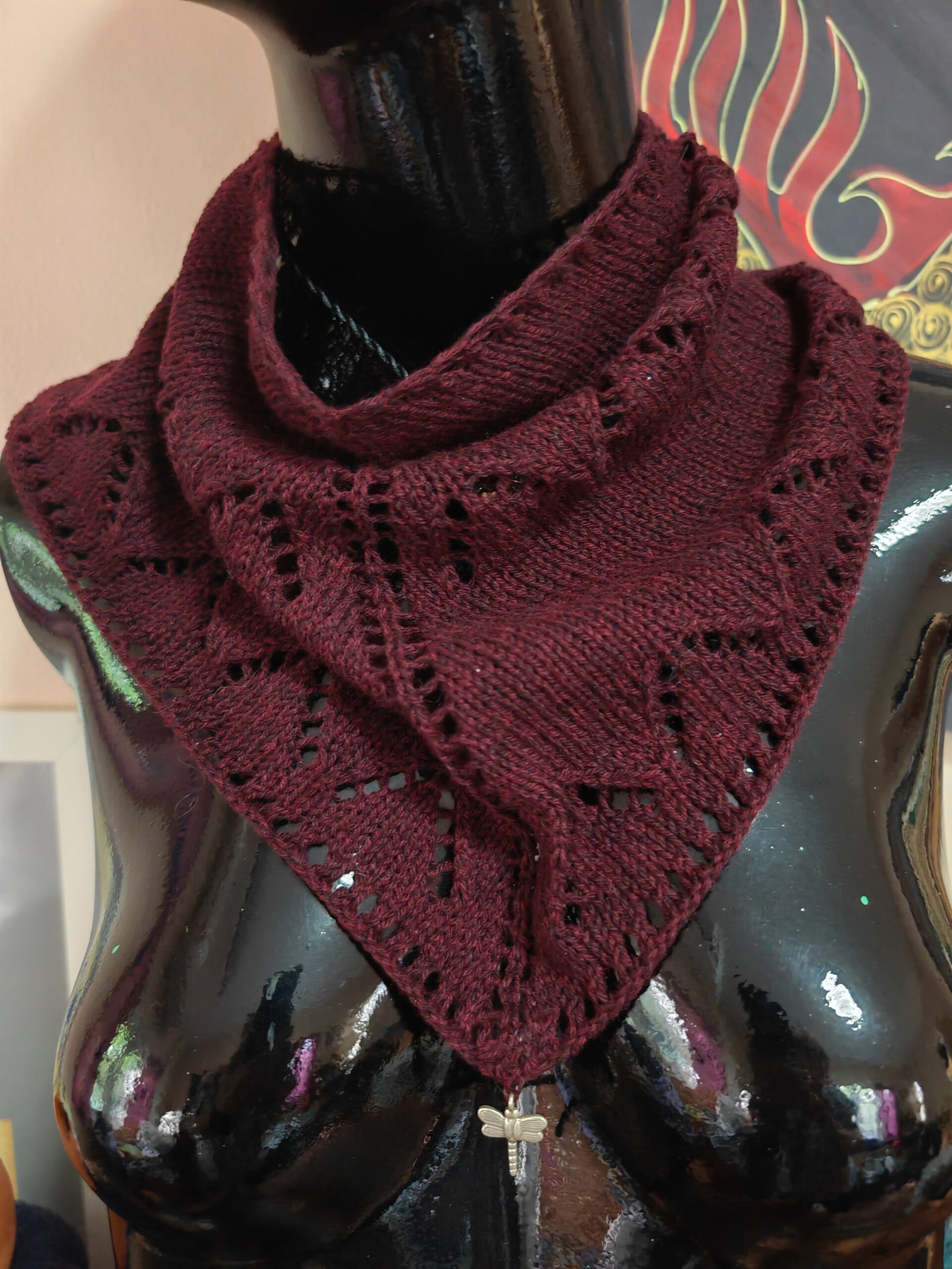 Chevron-patterned Bandanna