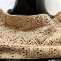 Lace Knit Cowl